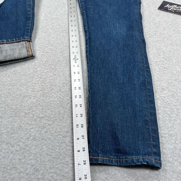 Naked & Famous Jeans Mens 29 (28 x 29) Golden Hour Slub Stretch Selvedge Denim - Picture 6 of 16